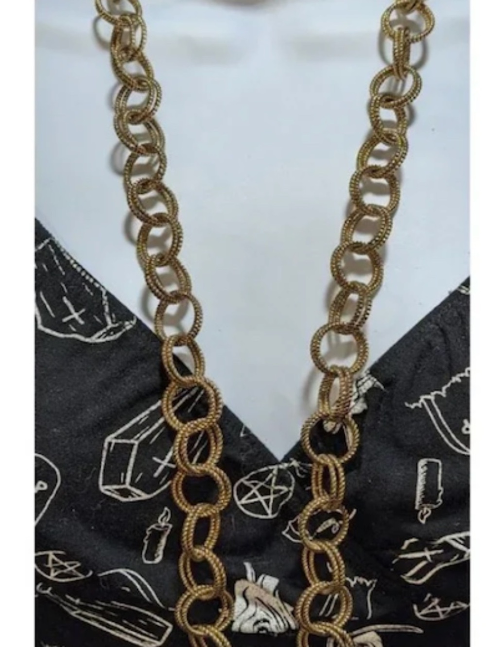 NwT Betsey Johnson Ring Necklace